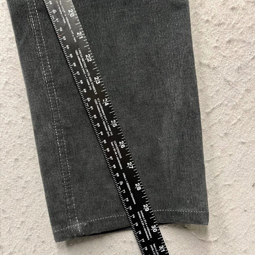Banana Republic Traveler Corduroy Pants Mens 32x30 Black Slim Fit Stretch Cords